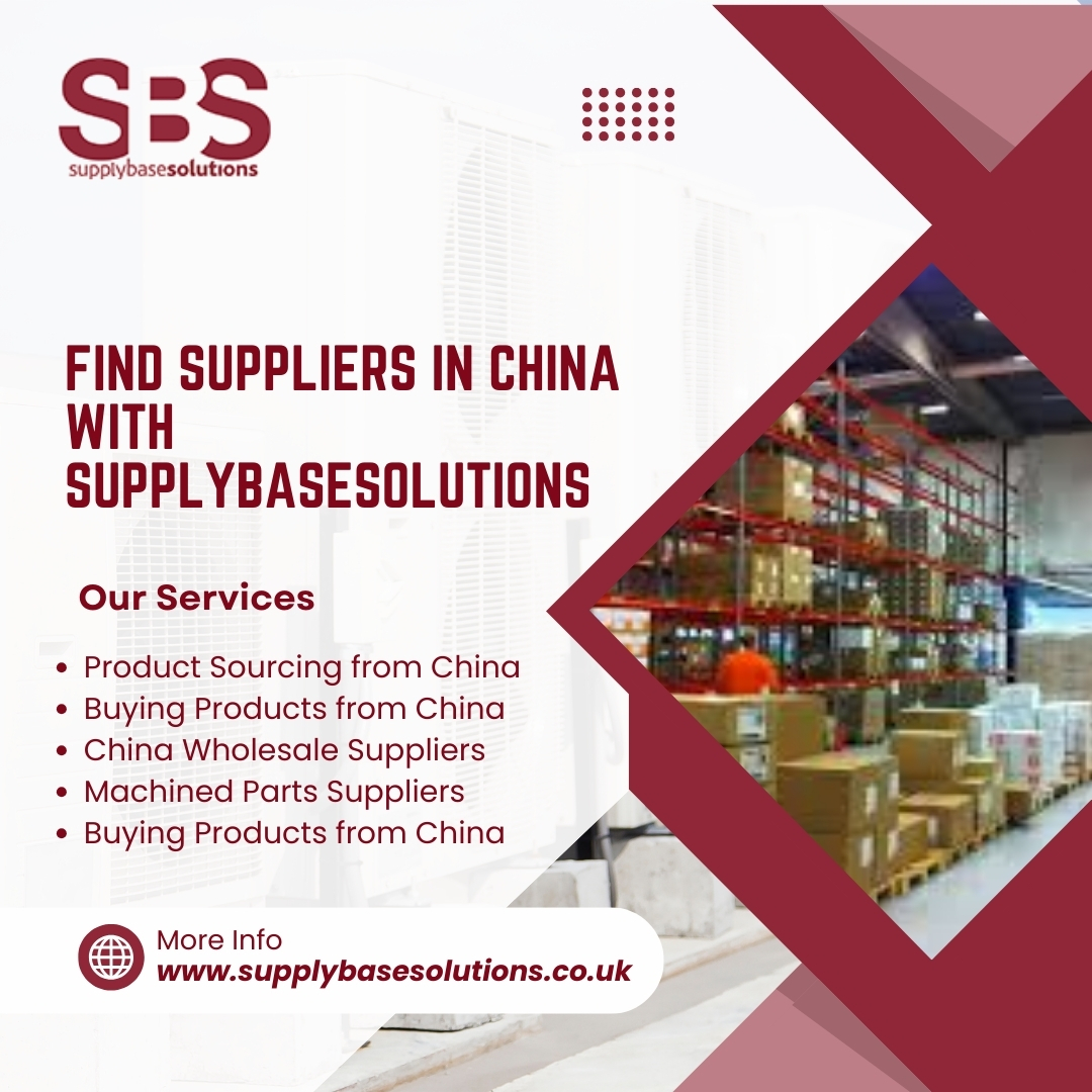 Find Suppliers in China with SupplyBaseSolutions