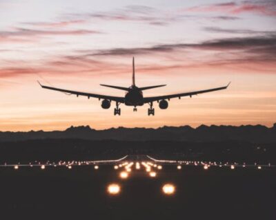 Sunset-airplane-2